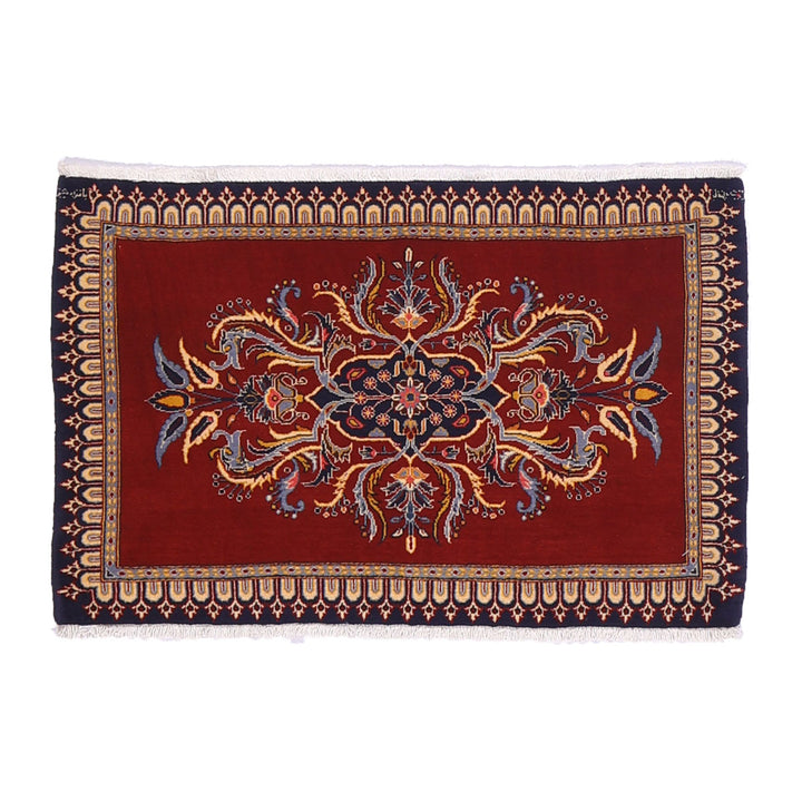 ペルシャ絨毯（イラン産）カーシャーン　101×64cm（FS-70031）