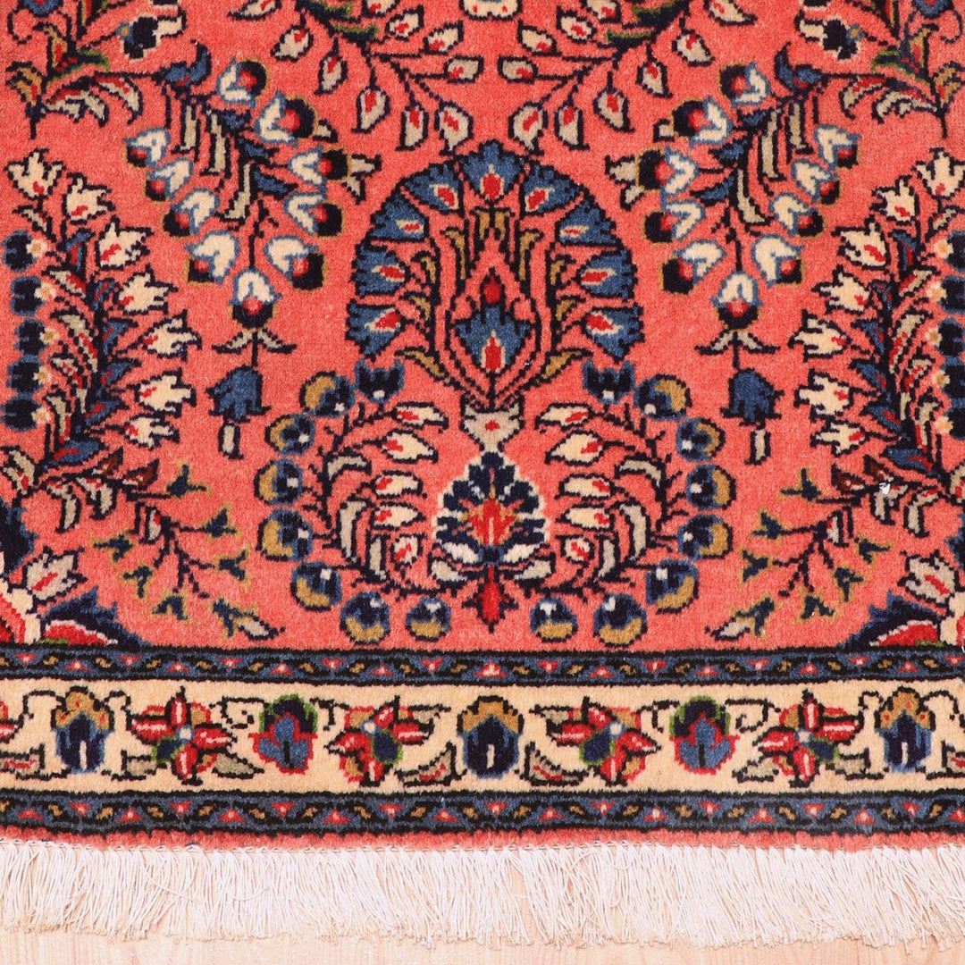 ペルシャ絨毯（イラン産）サルーク　127×67cm（FS-70036）
