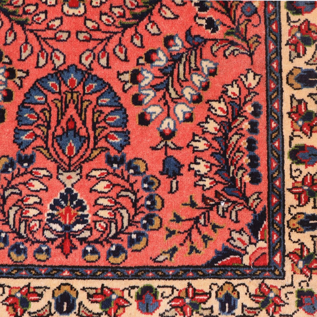 ペルシャ絨毯（イラン産）サルーク　127×67cm（FS-70036）