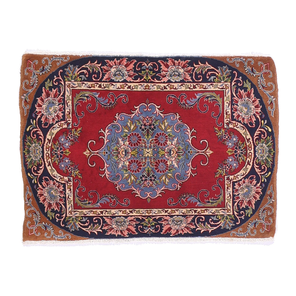 ペルシャ絨毯 (カーシャーン) 90×66cm（FS-70037） – ギャッベ