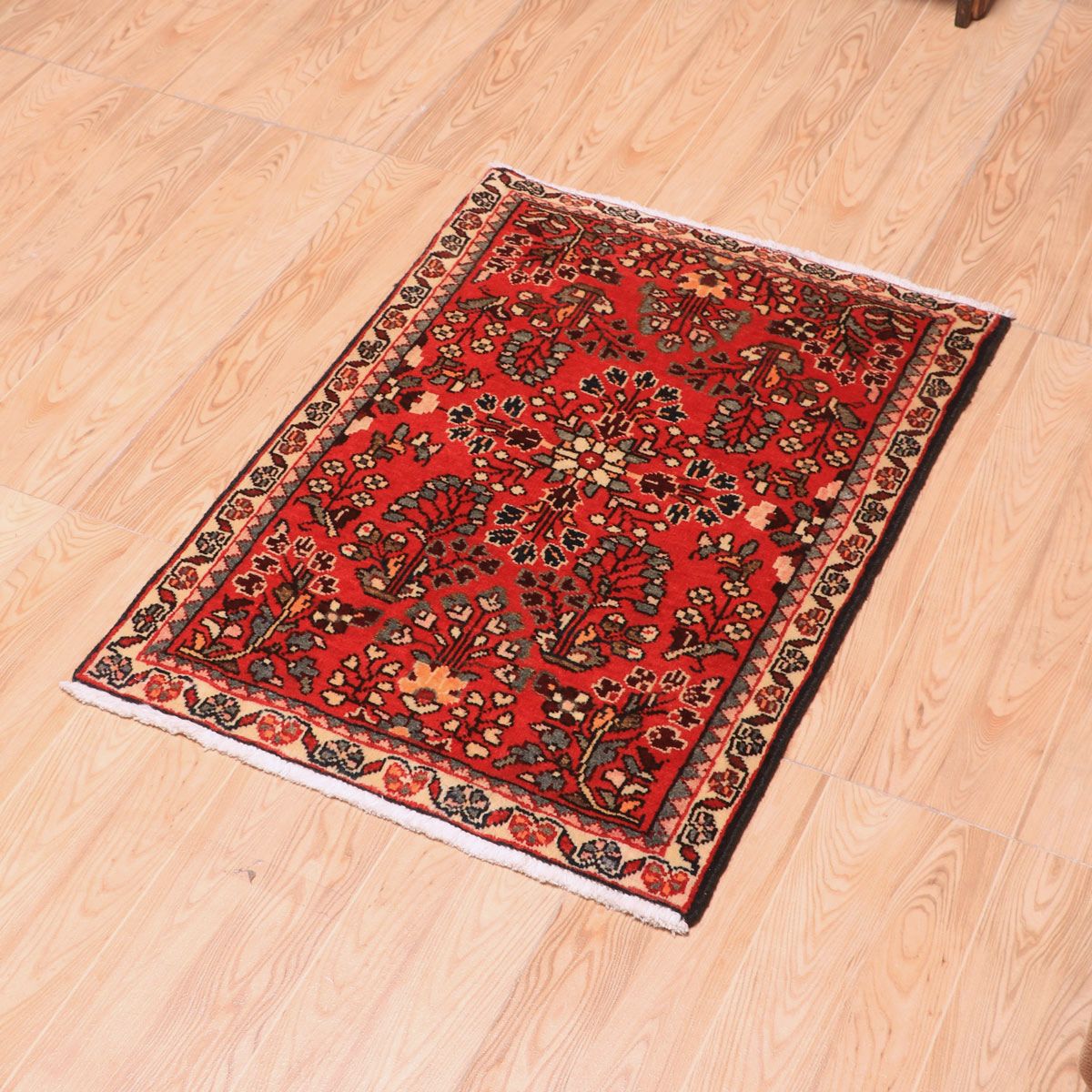 ペルシャ絨毯 (サルーク) 77×57cm（FS-70038） – ギャッベ＆ペルシャ