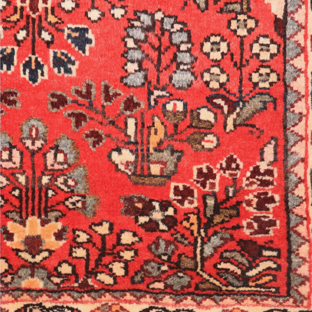 ペルシャ絨毯（イラン産）サルーク　77×57cm（FS-70038）
