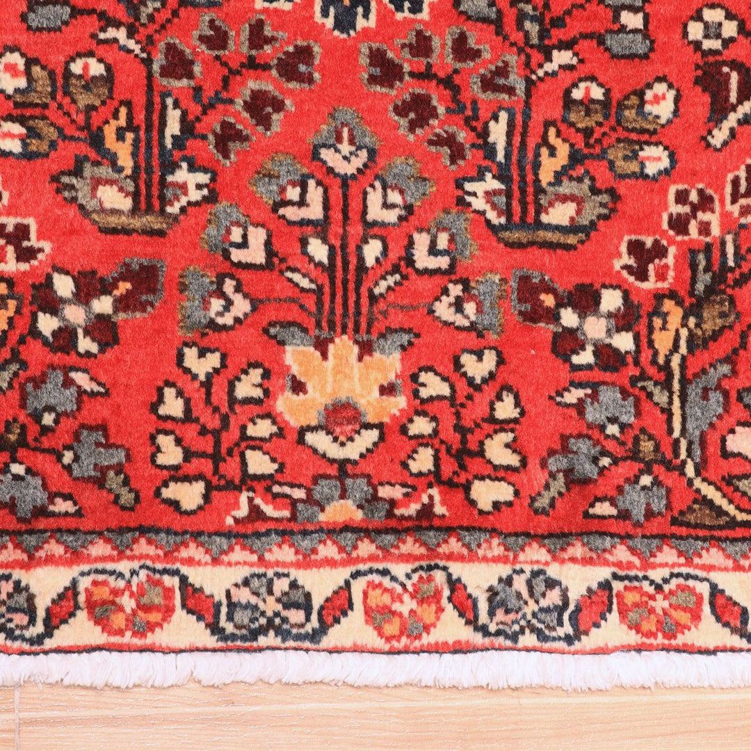 ペルシャ絨毯（イラン産）サルーク　77×57cm（FS-70038）