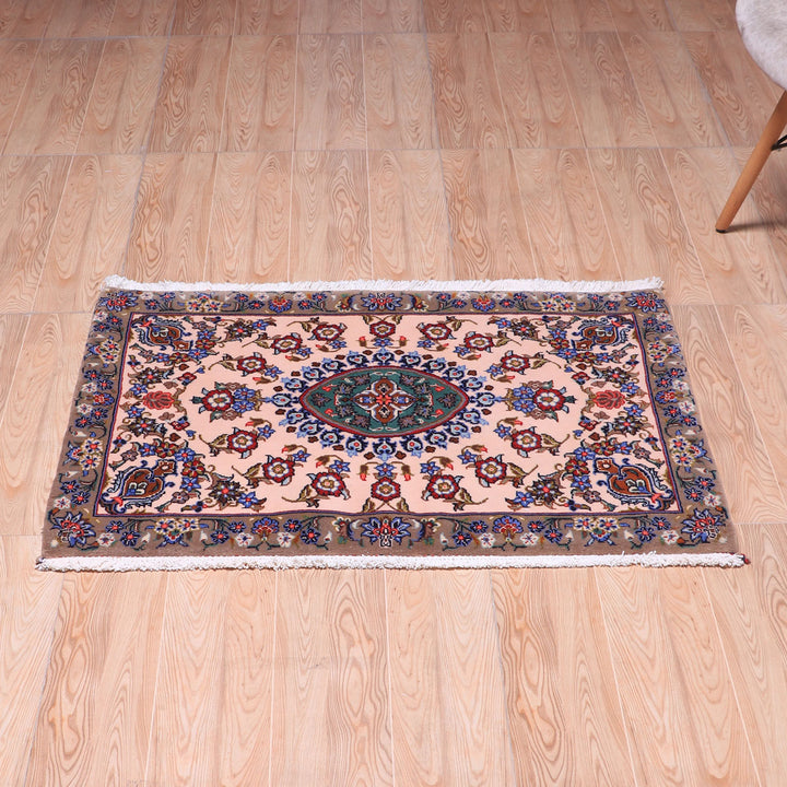 ペルシャ絨毯（イラン産）カーシャーン　100×71cm（FS-70039）