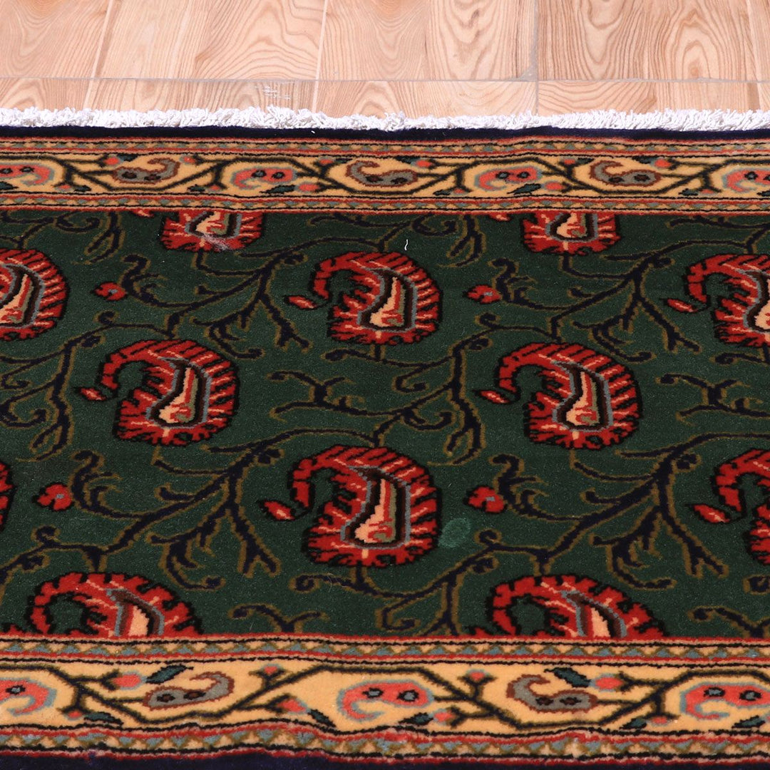 ペルシャ絨毯（イラン産）クム　93×61cm（FS-70040）