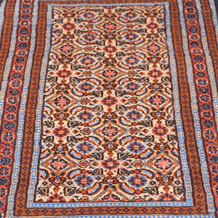 ペルシャ絨毯（イラン産）ムード・ビールジャンド　96×47cm（FS-70041）