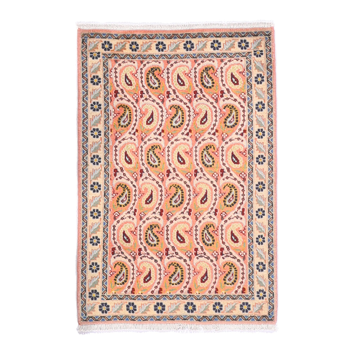 【五大産地/イスファハン】未使用ペルシャ絨毯ラグ 約115cm x 68cm 五大産地/イスファハン】未使用ペルシャ絨毯ラグ 約115cm x 68cm