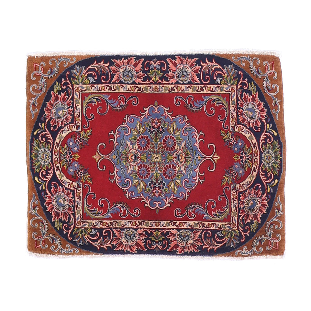 ペルシャ絨毯（イラン産）カーシャーン　91×69cm（FS-70045）
