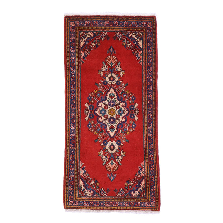 ペルシャ絨毯（イラン産）サルーク　130×62cm（FS-70046）