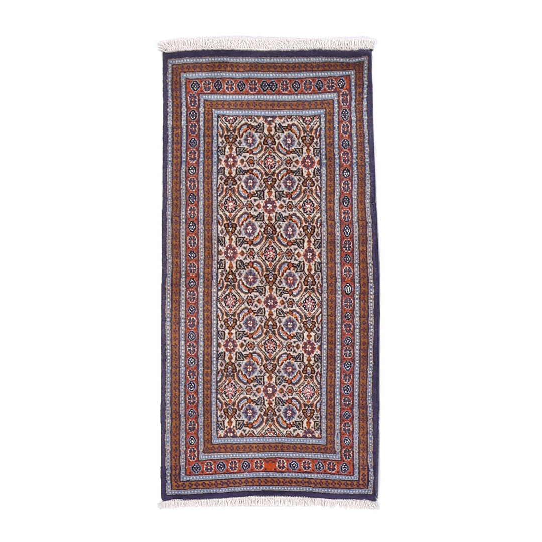 ペルシャ絨毯（イラン産）ムード・ビールジャンド　95×46cm（FS-70047）