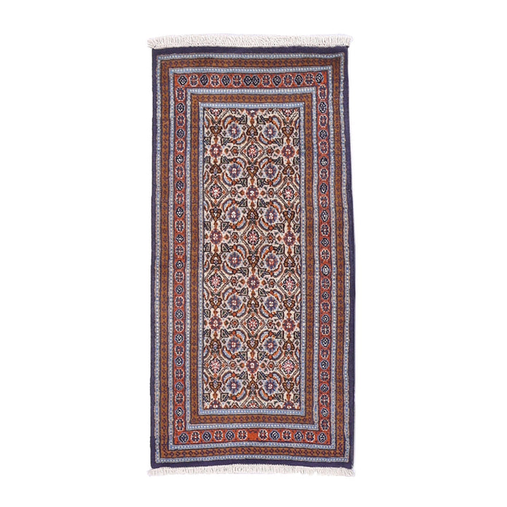 ペルシャ絨毯（イラン産）ムード・ビールジャンド　95×46cm（FS-70047）