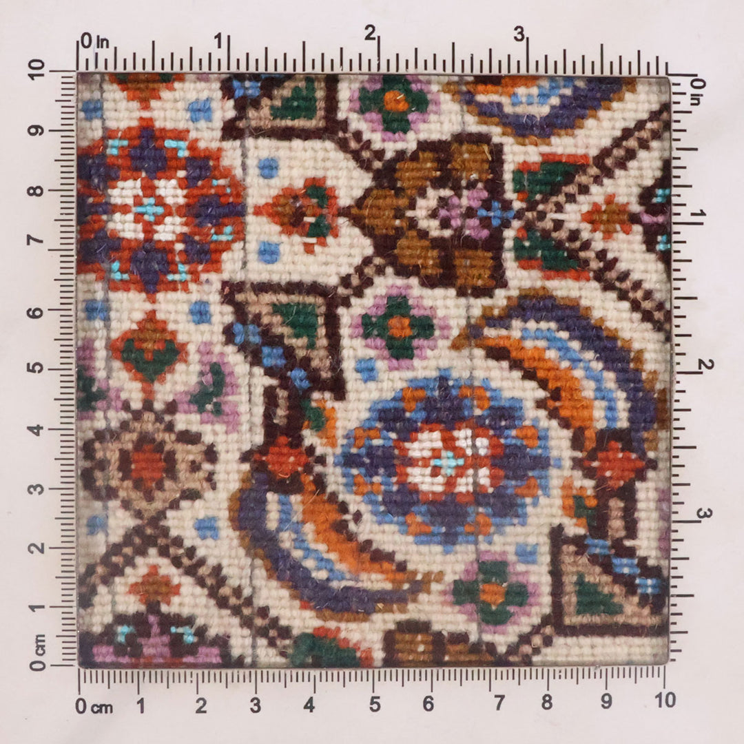 ペルシャ絨毯（イラン産）ムード・ビールジャンド　95×46cm（FS-70047）
