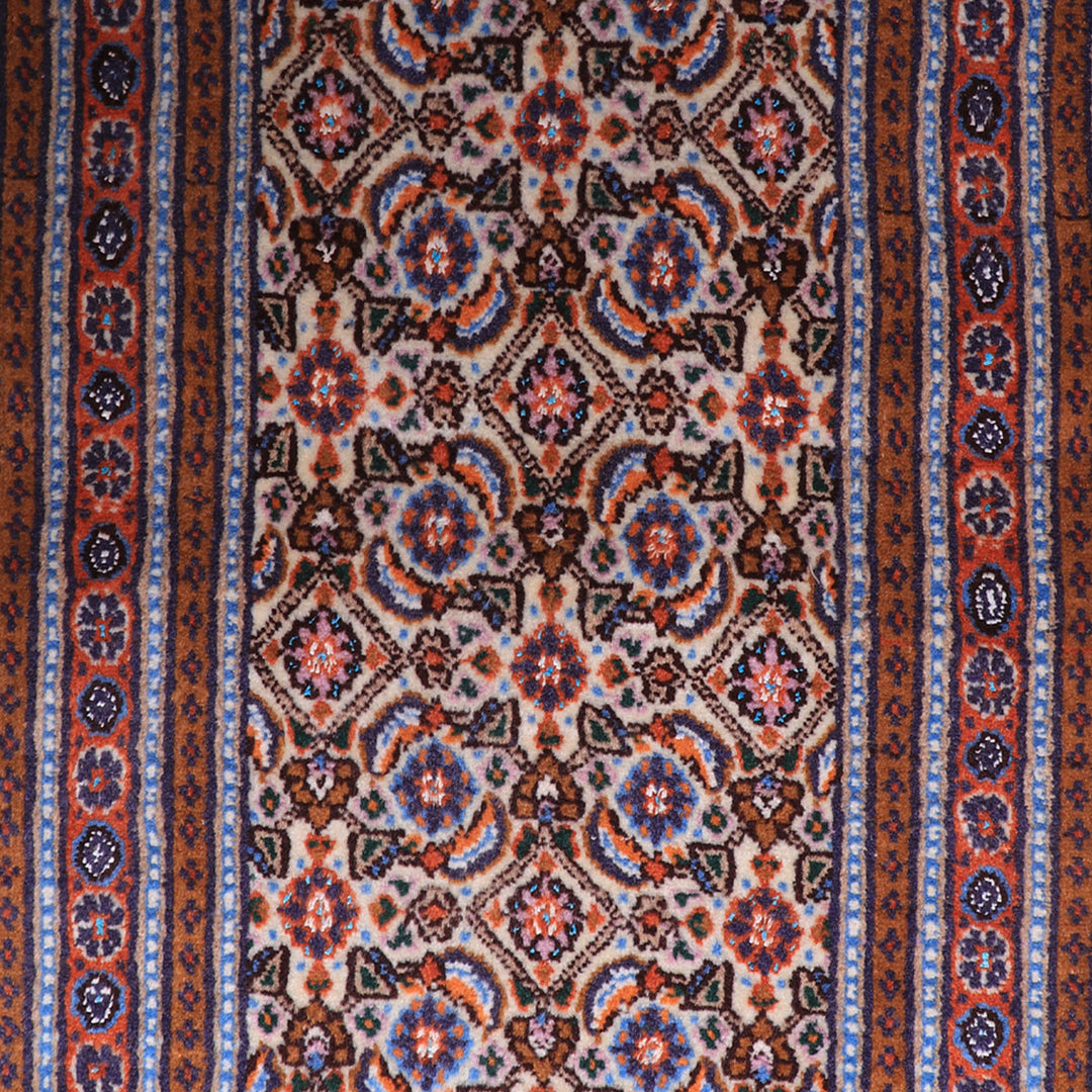 ペルシャ絨毯（イラン産）ムード・ビールジャンド　95×46cm（FS-70047）