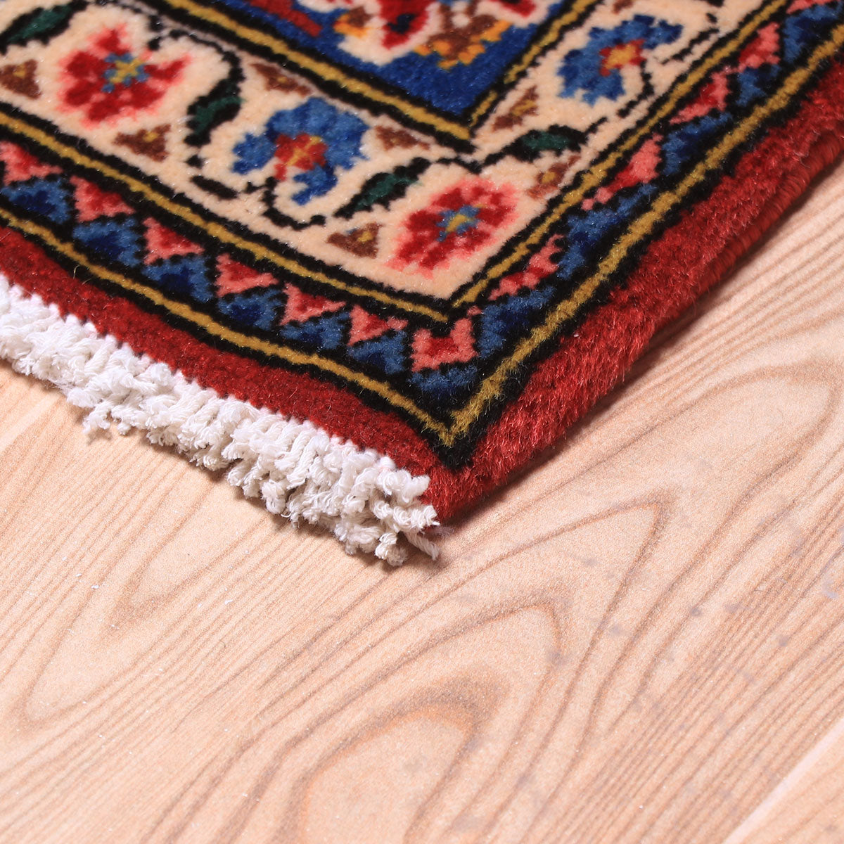 ペルシャ絨毯 (イスファハンアンティーク) 94×81cm（FS-70051