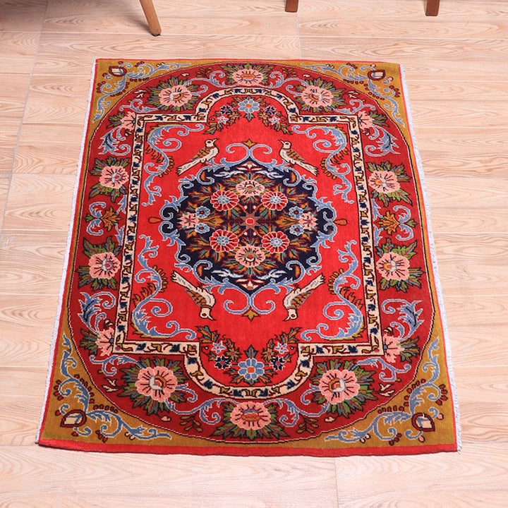 ペルシャ絨毯（イラン産）カーシャーン　97×67cm（FS-70052）