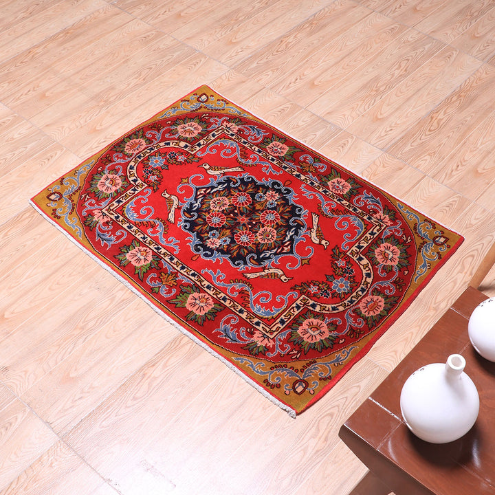 ペルシャ絨毯（イラン産）カーシャーン　97×67cm（FS-70052）