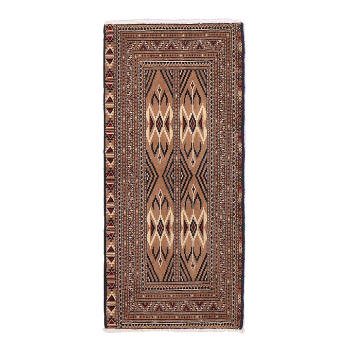 ペルシャ絨毯（イラン産）トルクメン　112×51cm（FS-70053）