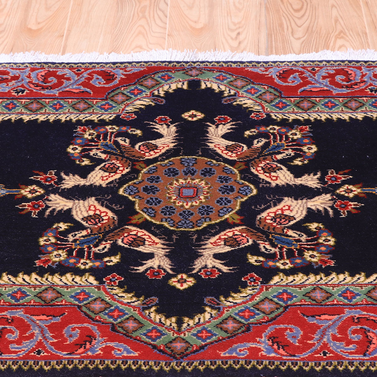ペルシャ絨毯 (カーシャーン) 101×67cm（FS-70054） – ギャッベ