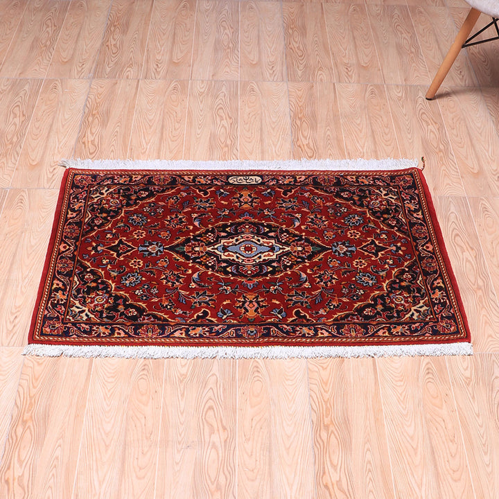 ペルシャ絨毯（イラン産）カーシャーン　96×68cm（FS-70055）