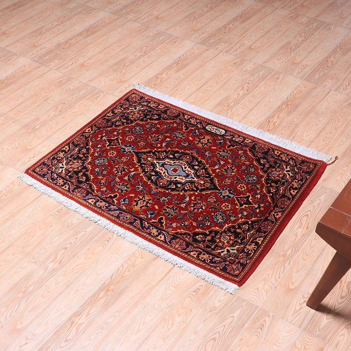ペルシャ絨毯（イラン産）カーシャーン　96×68cm（FS-70055）