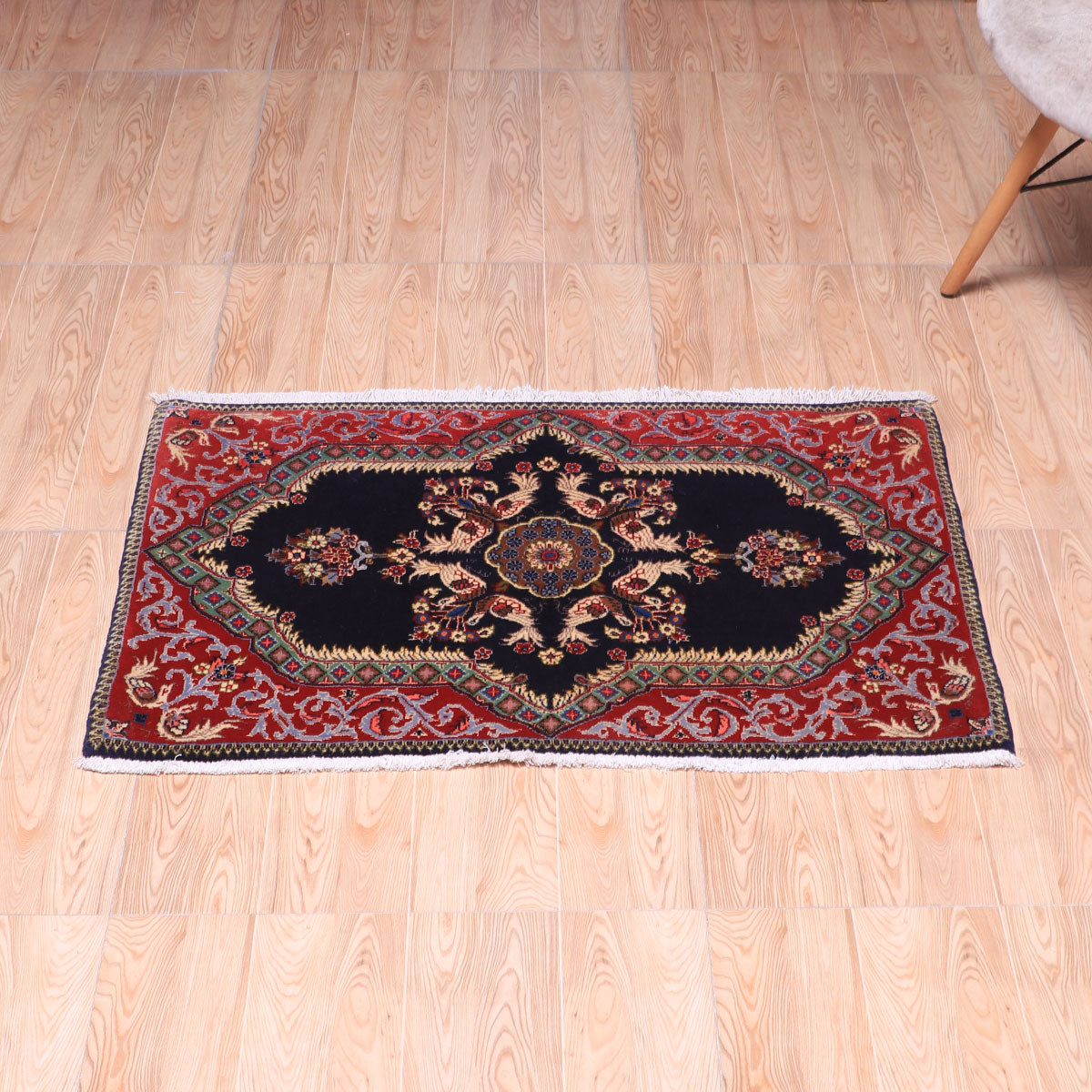 ペルシャ絨毯 (カーシャーン) 102×63cm（FS-70057） – ギャッベ