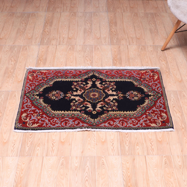 ペルシャ絨毯（イラン産）カーシャーン　102×63cm（FS-70057）