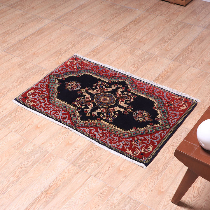 ペルシャ絨毯（イラン産）カーシャーン　102×63cm（FS-70057）