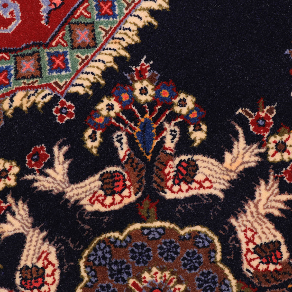 ペルシャ絨毯 (カーシャーン) 102×63cm（FS-70057） – ギャッベ