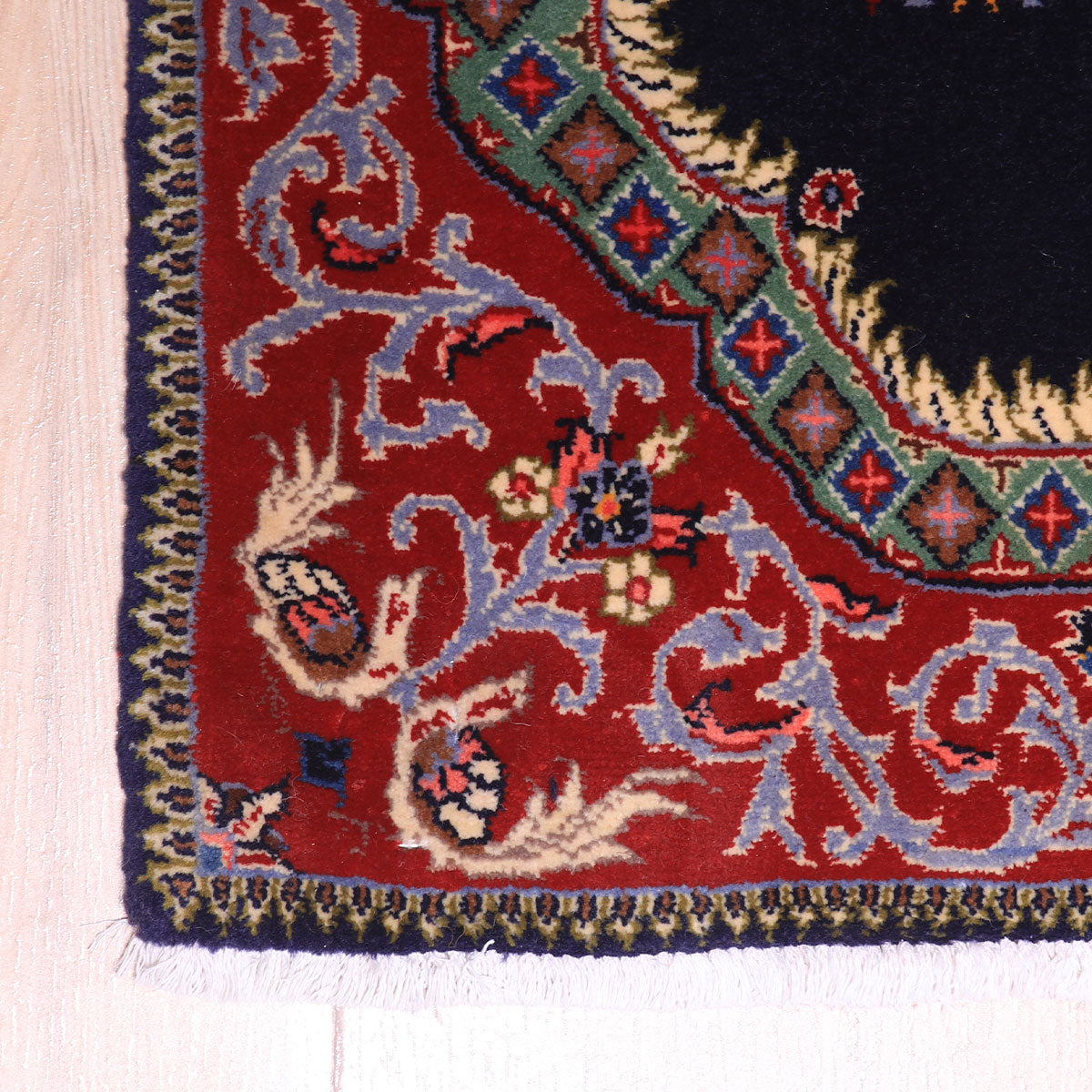 ペルシャ絨毯 (カーシャーン) 102×63cm（FS-70057） – ギャッベ