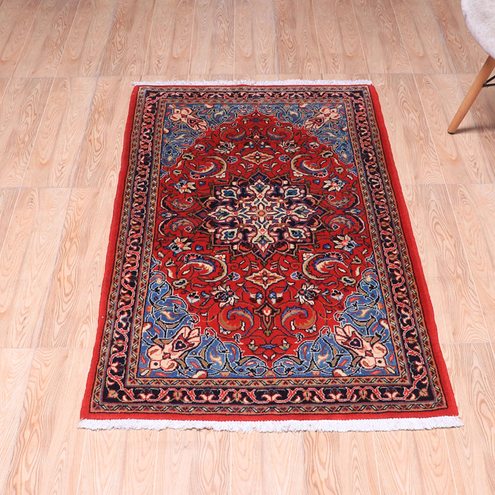 ペルシャ絨毯（イラン産）サルーク　132×79cm（FS-70058）