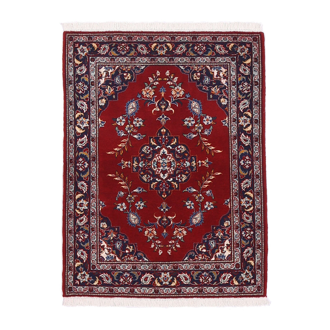 ペルシャ絨毯（イラン産）カーシャーン　91×70cm（FS-70059）