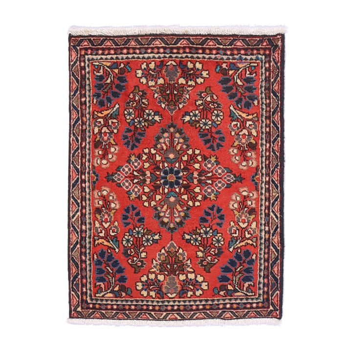 ペルシャ絨毯（イラン産）サルーク　75×56cm（FS-70064）