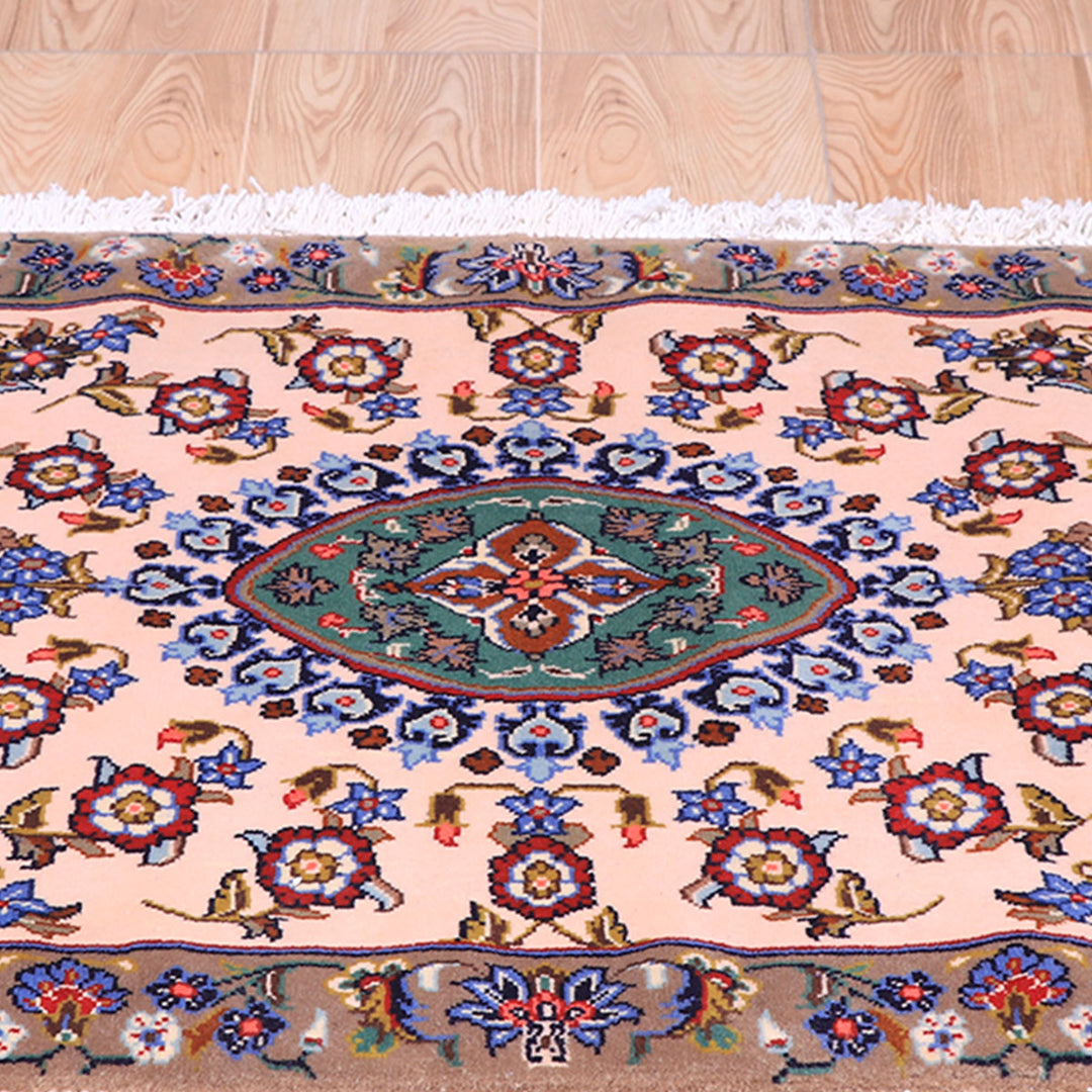 ペルシャ絨毯（イラン産）カーシャーン　100×67cm（FS-70066）
