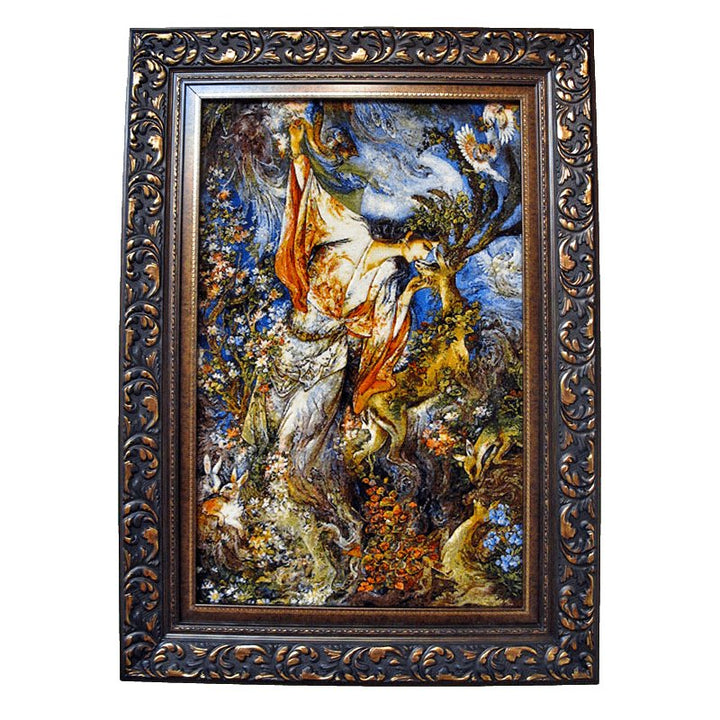 Pictorial / Persian Rug | / Tabriz 88 × 124 cm (FS-883T)