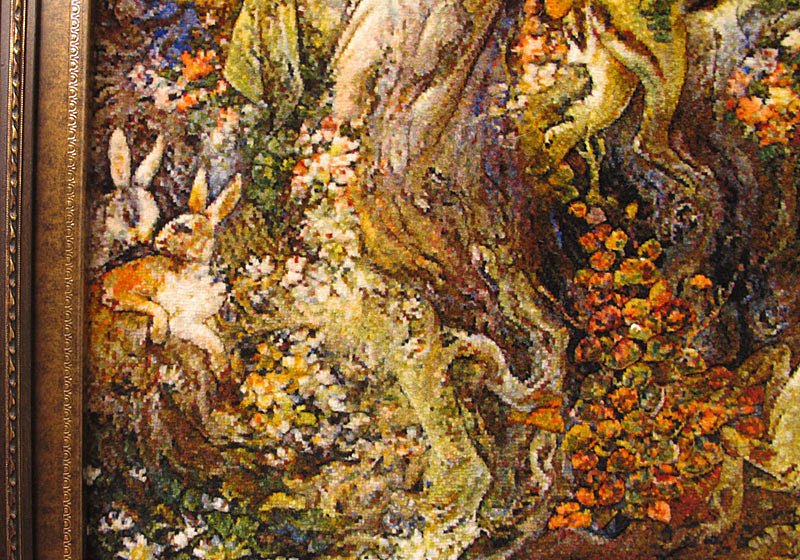 Pictorial / Persian Rug | / Tabriz 88 × 124 cm (FS-883T)