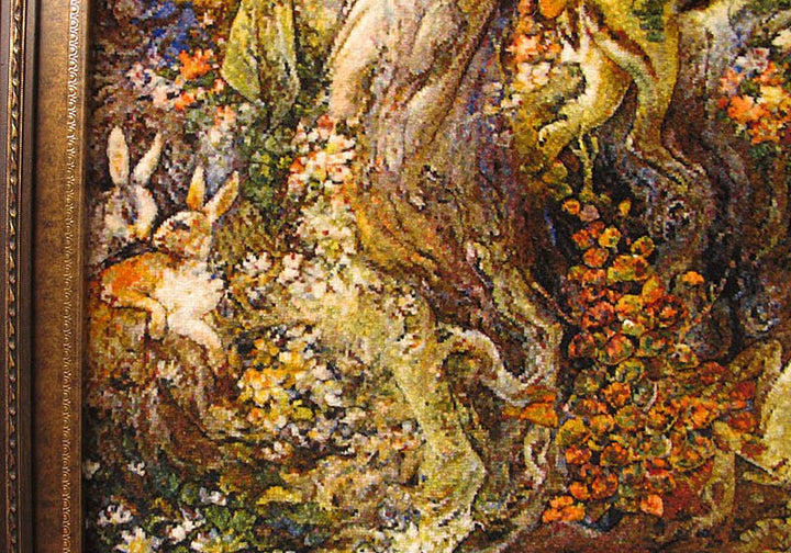 Pictorial / Persian Rug | / Tabriz 88 × 124 cm (FS-883T)