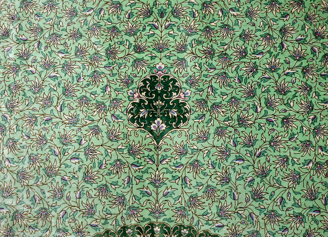 ペルシャ絨毯（手織り）マスミ　206×132cm（FX-13191）