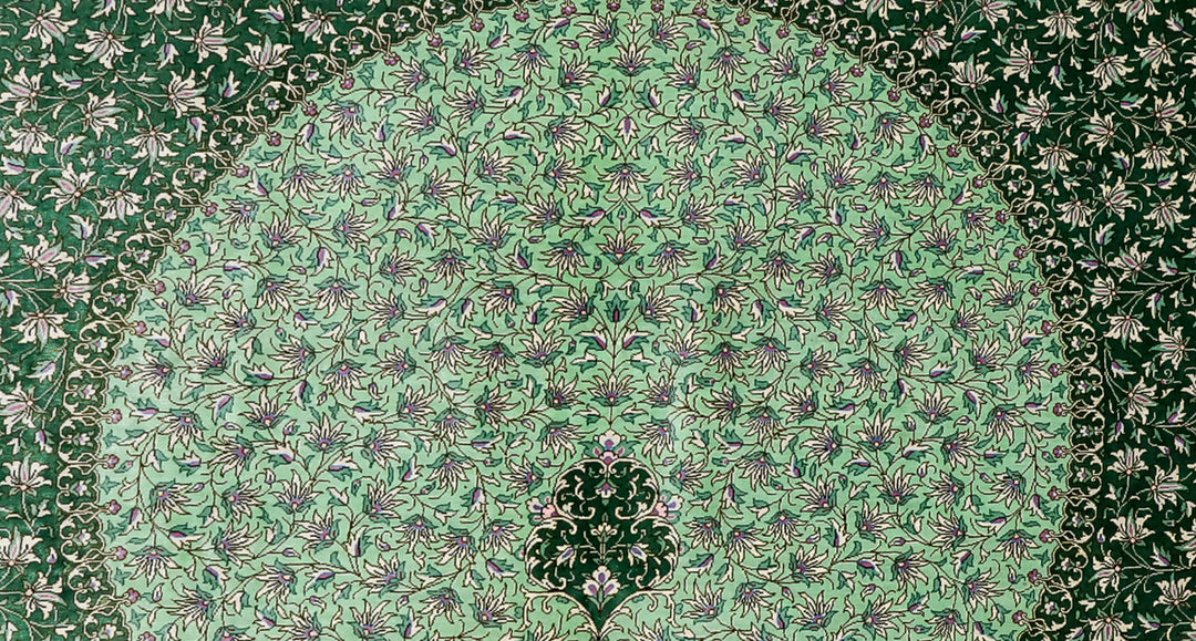 ペルシャ絨毯（手織り）マスミ　206×132cm（FX-13191）