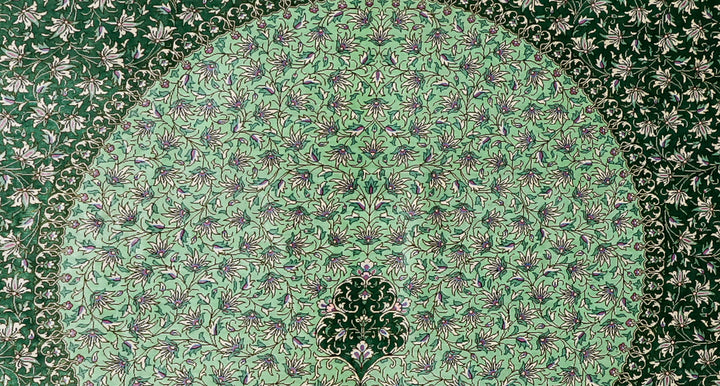 ペルシャ絨毯（手織り）マスミ　206×132cm（FX-13191）
