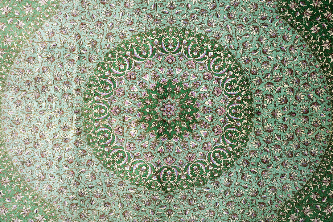 ペルシャ絨毯（手織り）マスミ　200×133cm（FX-13192）