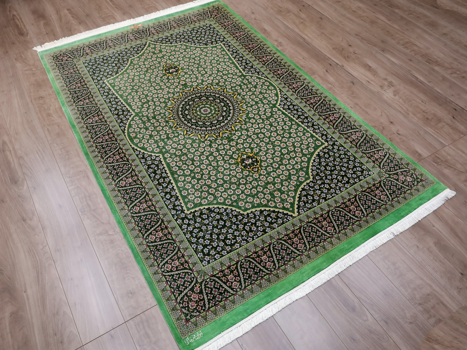 ペルシャ絨毯 (ハキ) 195×132cm（FX-13193） – ギャッベ＆ペルシャ絨毯