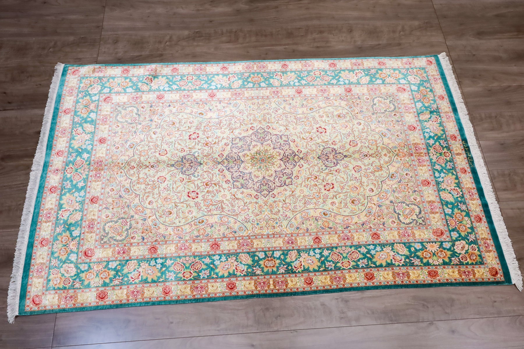 5日まで限定値下げ　ペルシャ絨毯　ビンテージ　約207cm x 144cm ペルシャ絨毯 (ヌーリ) 192×116cm（FX-13195） – ギャッベ＆ペルシャ