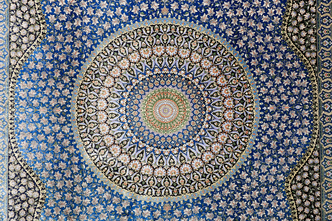 ペルシャ絨毯（手織り）ヘイラト　292×196cm（FX-13197）