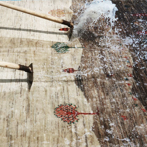 ギャッベ・ペルシャ絨毯クリーニング｜イラン式水洗い専門・全国対応