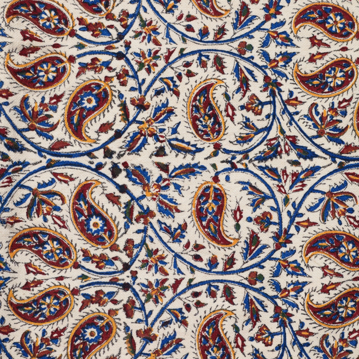 ペルシャ更紗・ガラムカール​ (イラン手染布) 240×160cm（GC-12278