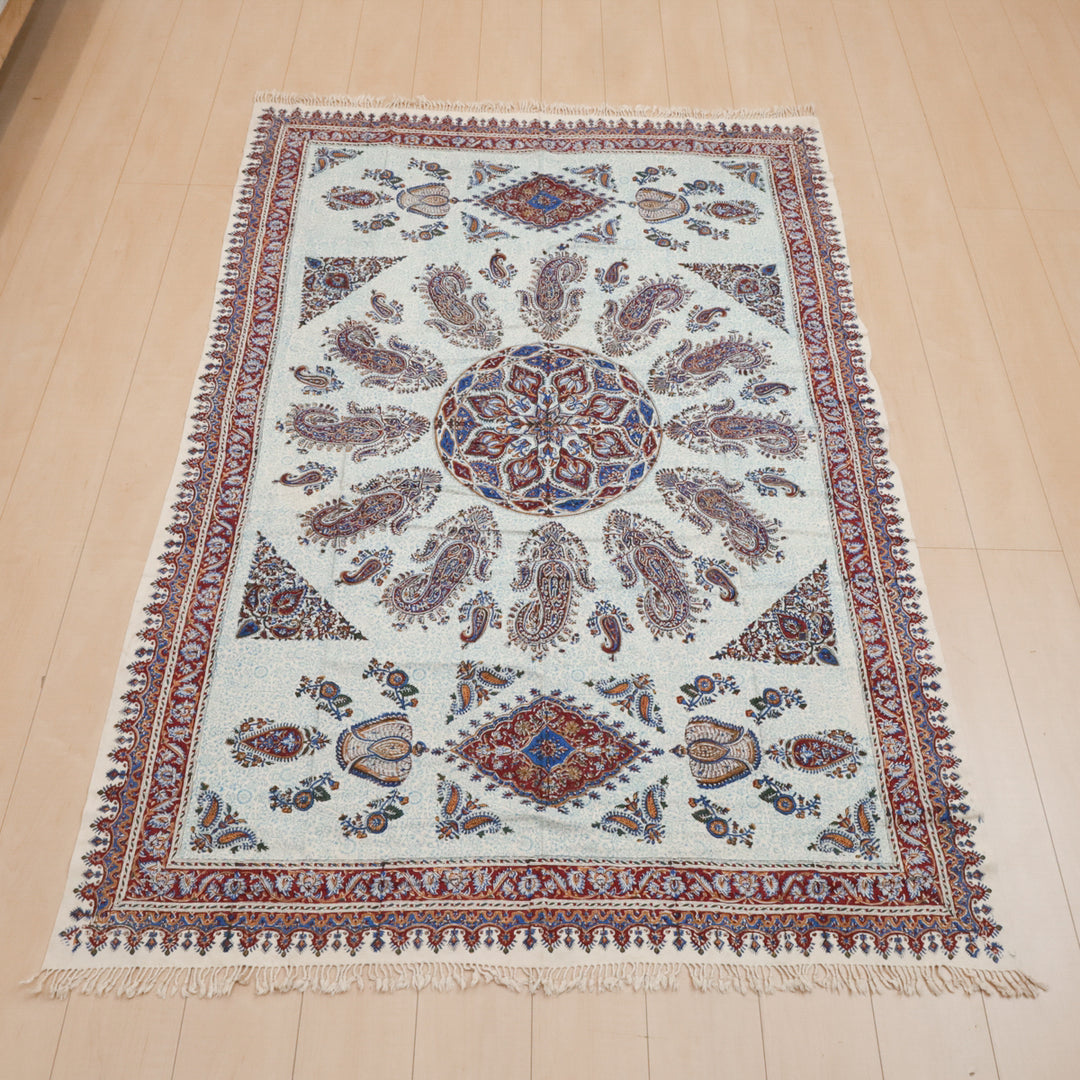 ペルシャ更紗・ガラムカール（イラン手染布）　200×135cm（GC-12620）