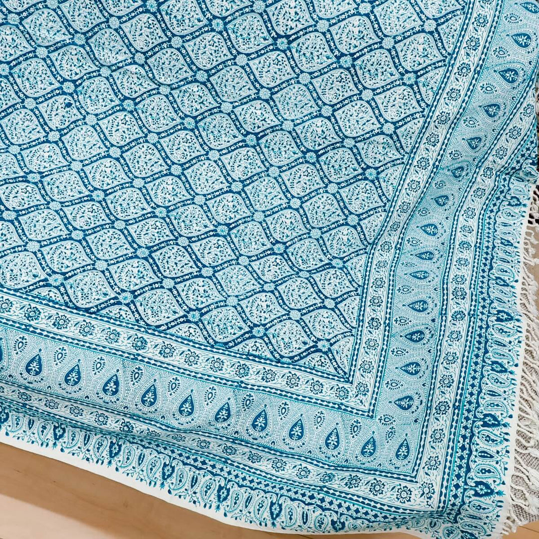 ペルシャ更紗 ガラムカール 200x130cm ネオモダンカラー 一点もの マルチクロス（テーブル／ソファ対応）