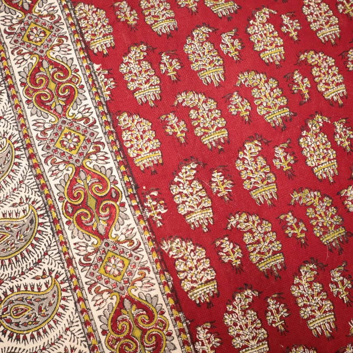 ペルシャ更紗 ガラムカール 200x130cm クラシックヴィンテージ 一点もの マルチクロス（テーブル／ソファ対応）