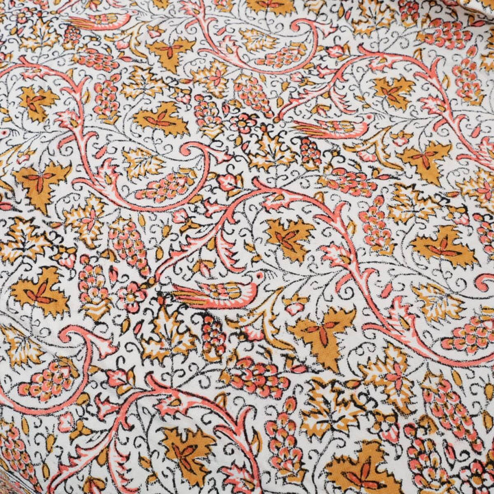 ペルシャ更紗 ガラムカール 200x130cm ネオモダンカラー 一点もの マルチクロス（テーブル／ソファ対応）