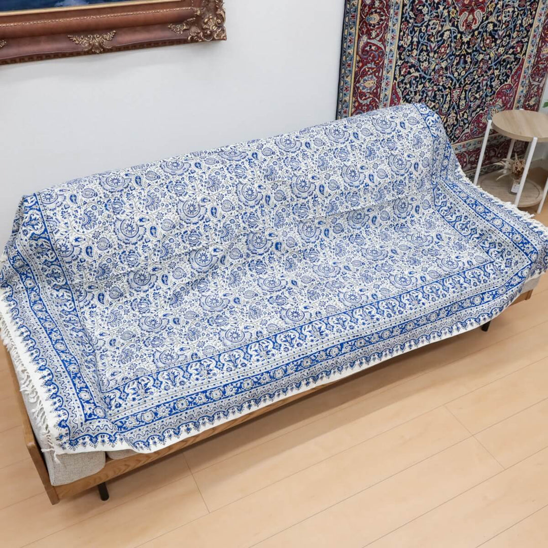 ペルシャ更紗・ガラムカール 200x130cm（イラン手染布）